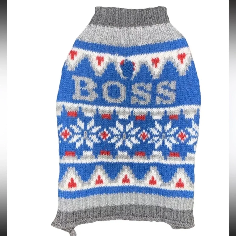 Dog Sweater with Graphic BOSS XS
